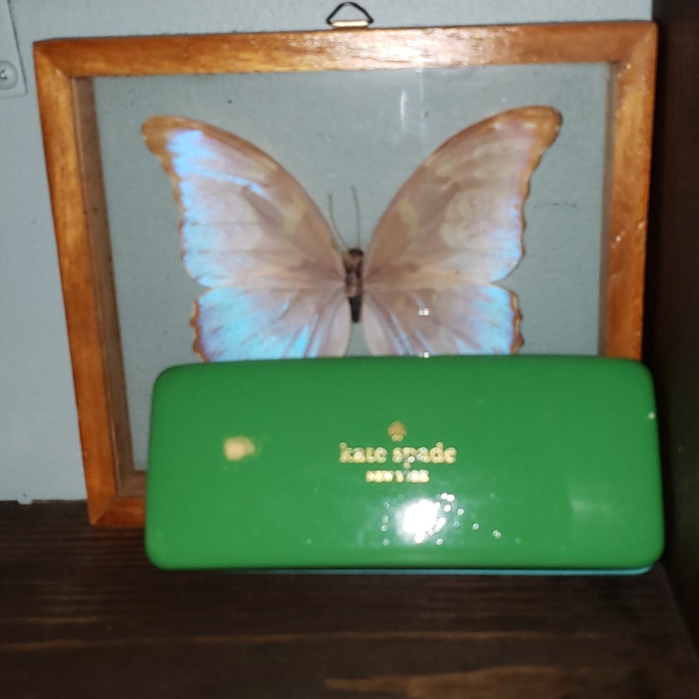 Kate Spade Eyeglasses Hinged Patent Leather Case - Picture 3 of 12